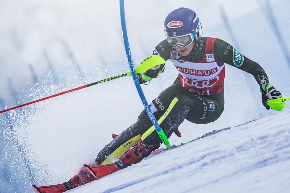 Mikaela Shiffrin: Die US-Amerikanerin hat das Slalom-Rennen in Levi gewonnen.