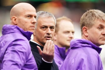 Tottenham-Trainer Jose Mourinho (M.