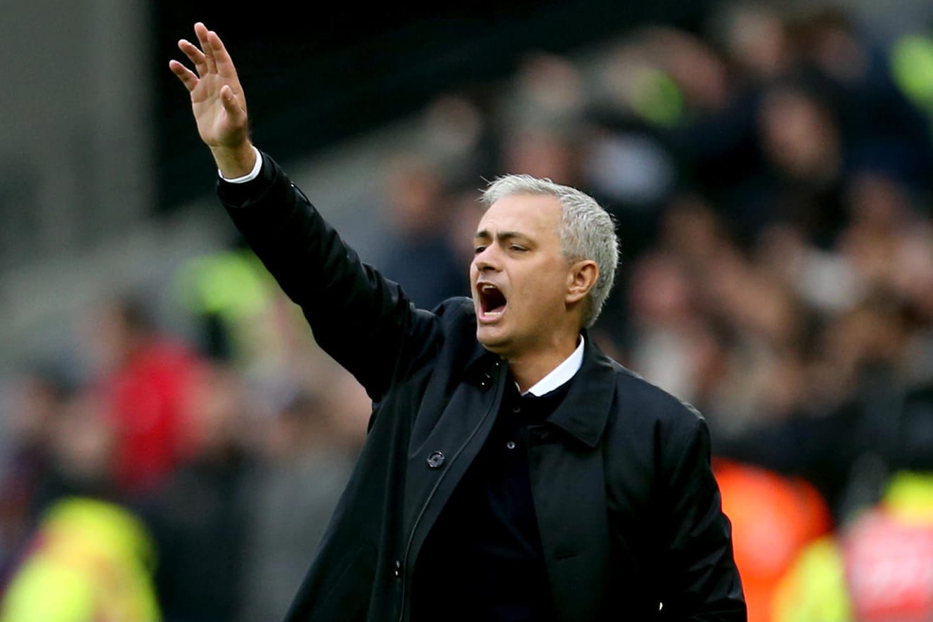 Jose Mourinho: Der Portugiese durfte sich über seinen ersten Sieg bei den Spurs freuen.