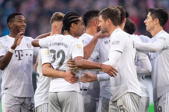Die Bayern-Profis durften sich über einen klaren Auswärtssieg in Düsseldorf freuen.