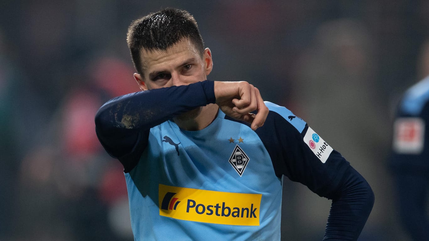 Gladbachs Stefan Lainer: Mit der Niederlage in Berlin hatte die Borussia nicht gerechnet.