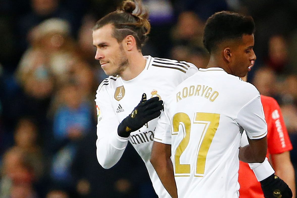 Gareth Bale (l.): Sowohl bei seiner Einwechslung als auch bei seinen Ballkontakten wurde der Waliser ausgepfiffen.