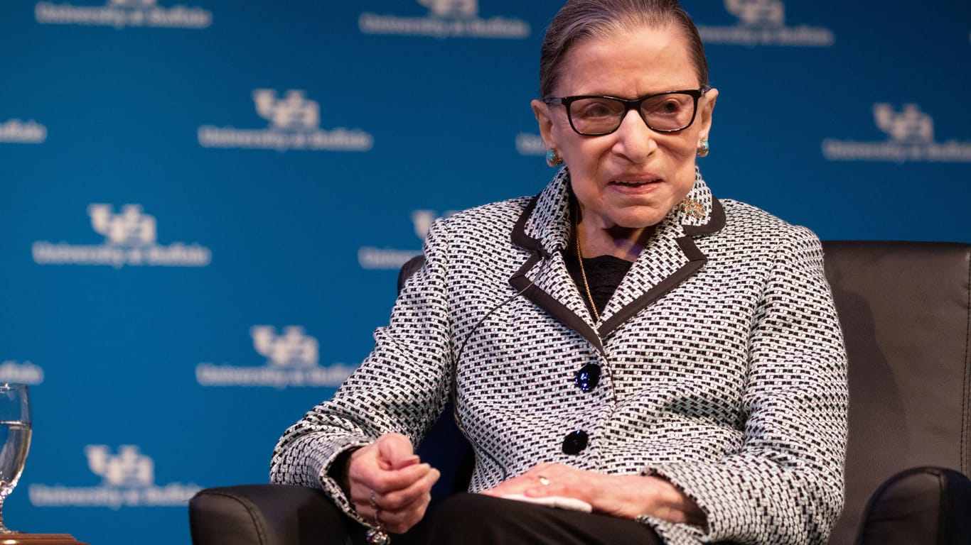 Ruth Bader Ginsburg: Die US-Verfassungsrichterin setzt sich für die Gleichstellung von Frauen ein.