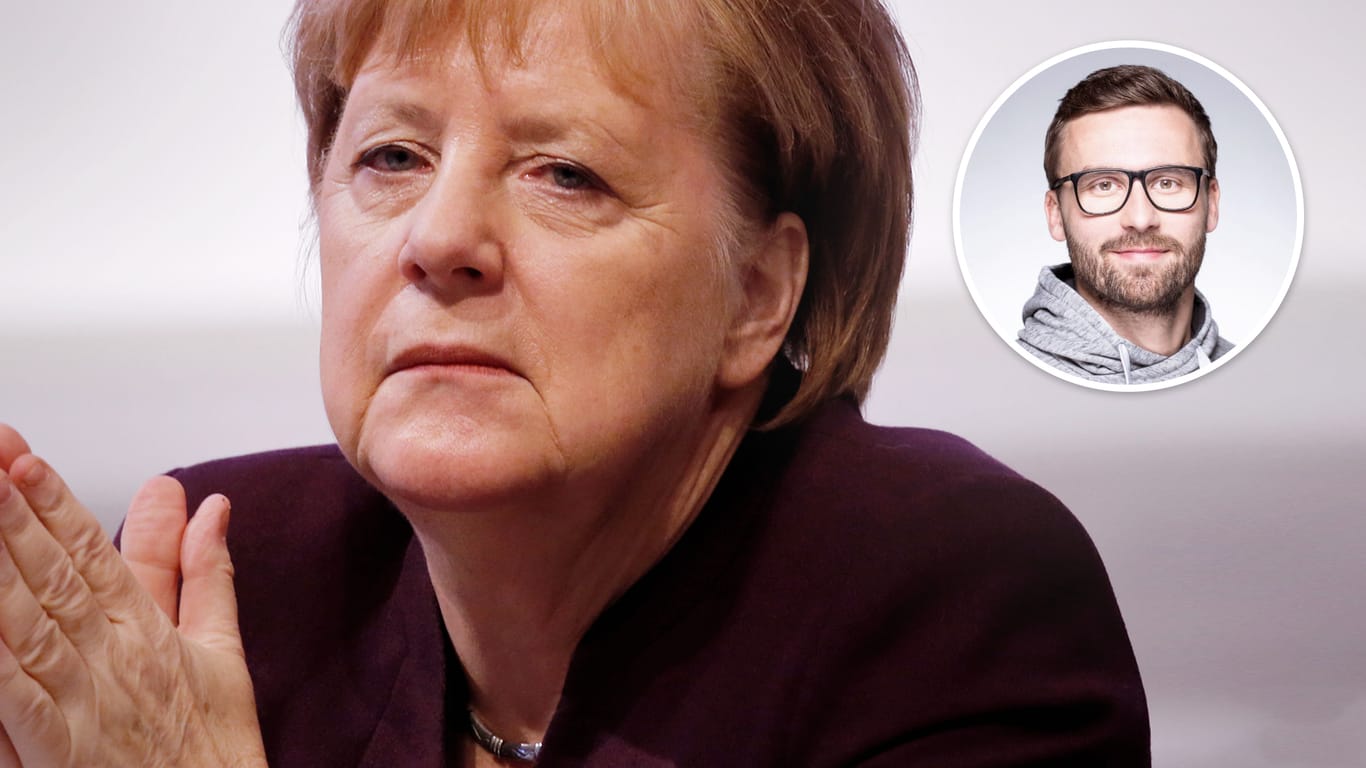Angela Merkel: Die Kanzlerin hüllt sich in unwürdiges Schweigen, kritisiert t-online.de-Redakteur Martin Trotz.