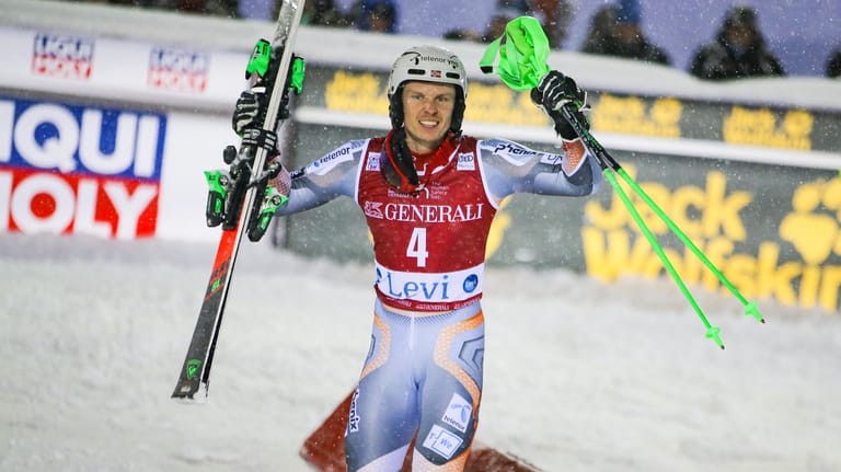 Henrik Kristoffersen: Der Norweger entschied den Slalom in Levi für sich.