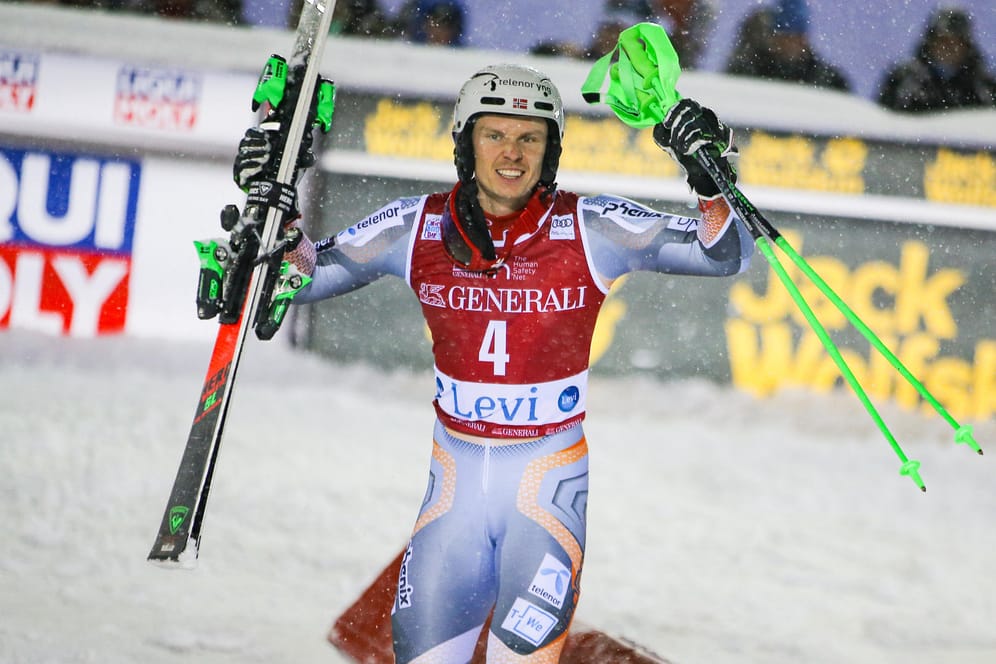Henrik Kristoffersen: Der Norweger entschied den Slalom in Levi für sich.
