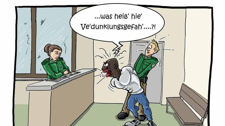 Kalender des Landesverbands Bayern der Wendt-Gewerkschaft: "Ich finde es weder diffamierend und gar nicht rassistisch", meinte der Gewerkschaftschef 2012.