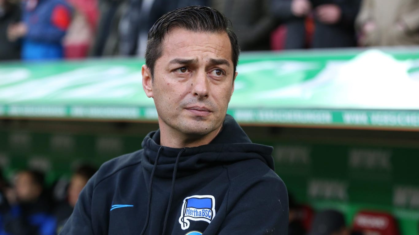 Ante Covic: Für den Hertha-Trainer wird die Luft allmählich dünn.