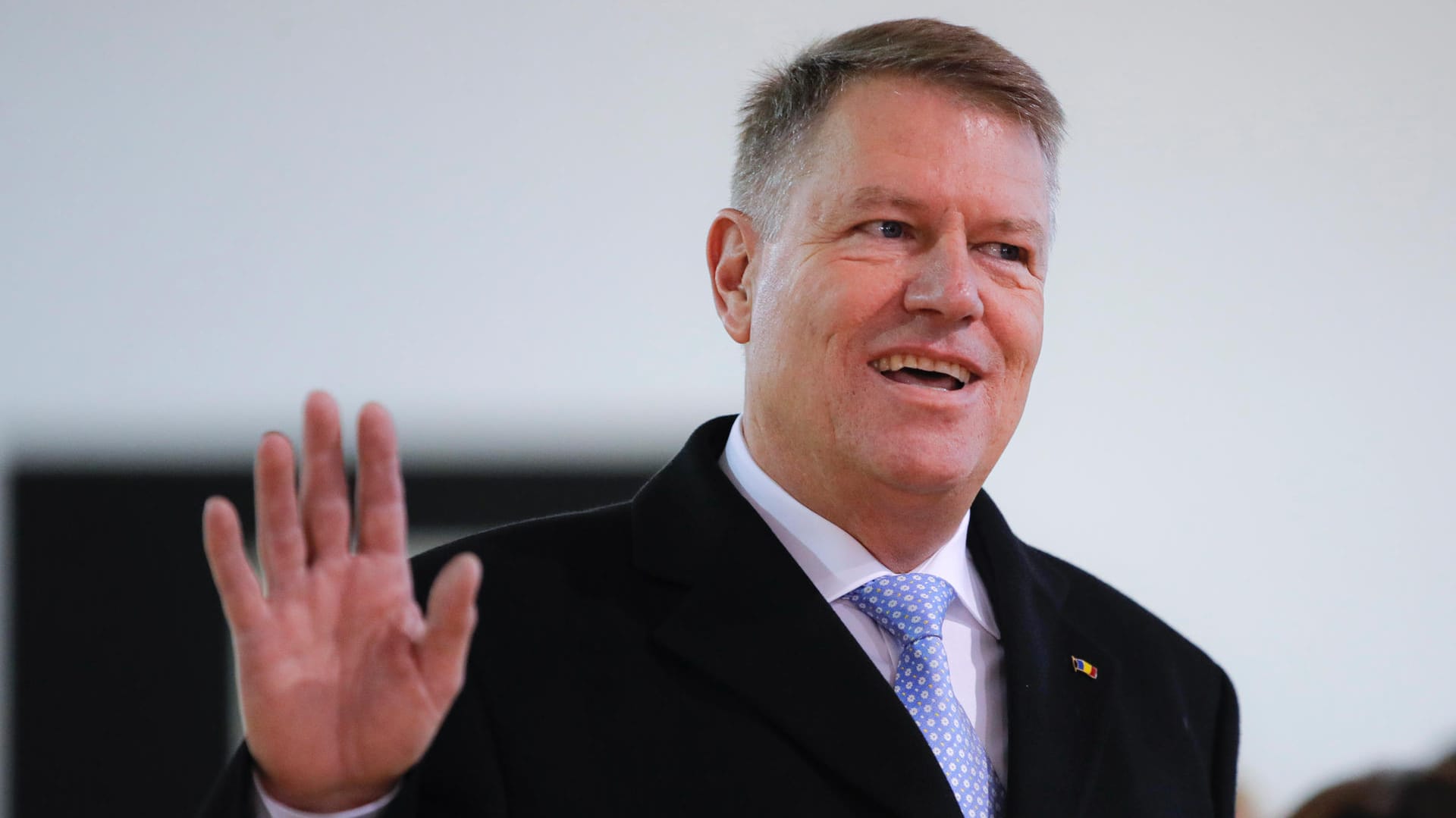 Klaus Iohannis, Präsident von Rumänien: Er bleibt Prognosen zufolge Staatspräsident.