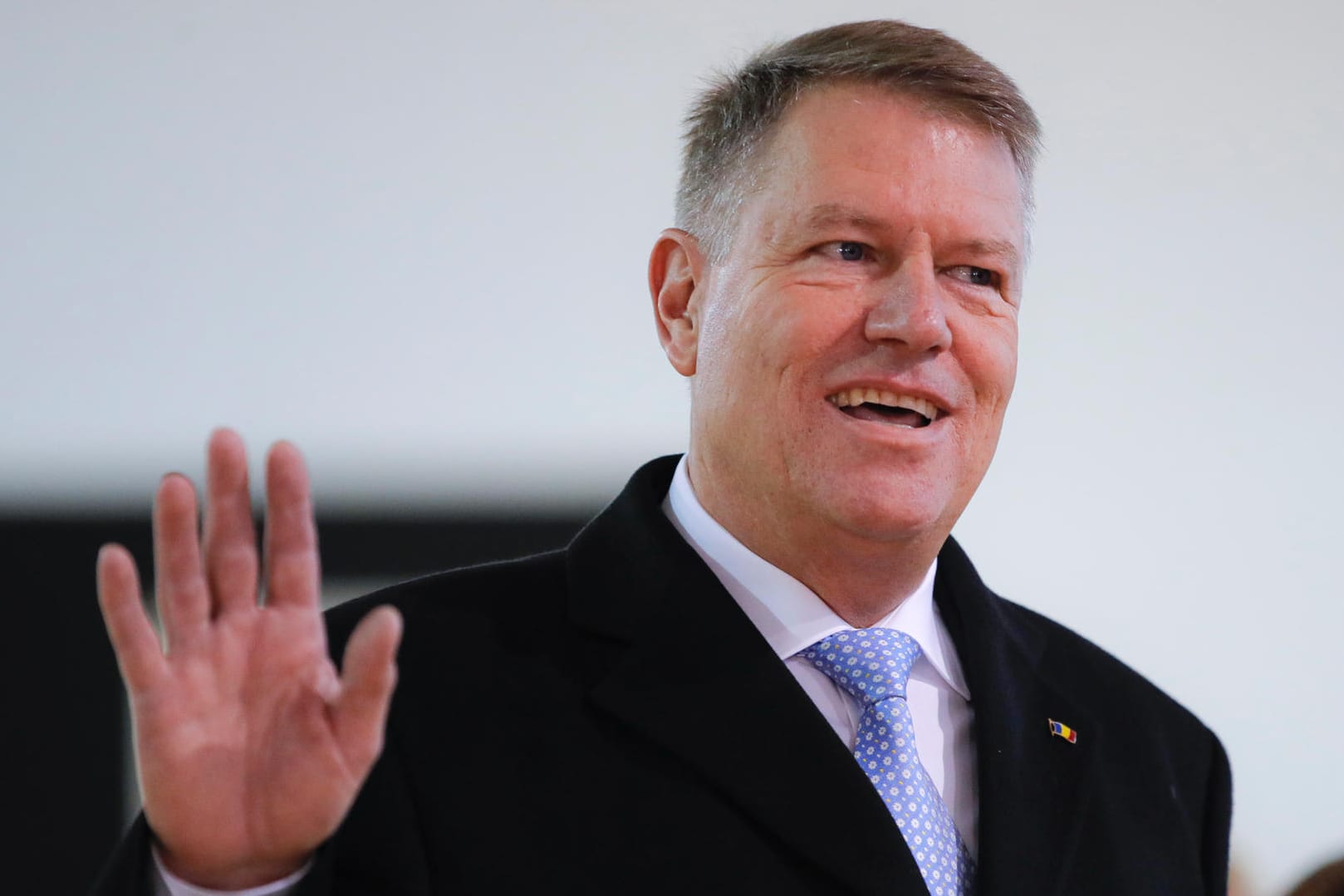 Klaus Iohannis, Präsident von Rumänien: Er bleibt Prognosen zufolge Staatspräsident.