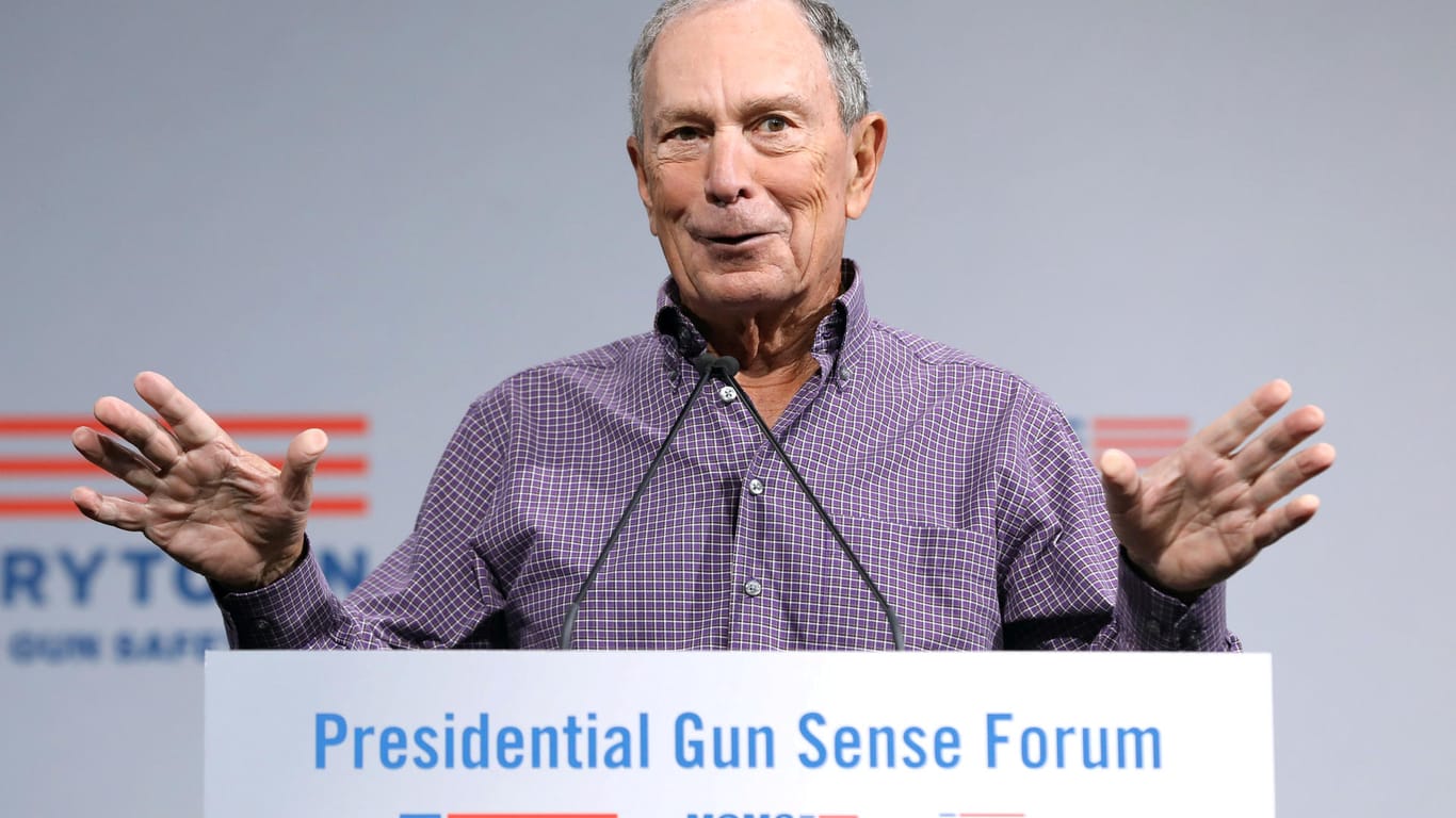 Michael Bloomberg steigt mit 77 Jahren in den Wahlkampf ein.