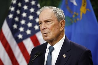 Michael Bloomberg bei einer Pressekonferenz Anfang des Jahres in Las Vegas.
