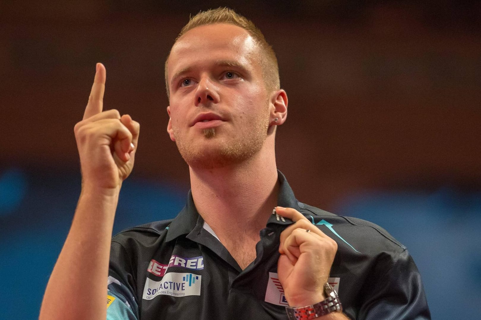 Max Hopp: Der deutsche Darts-Profi ist die größte Hoffnung für die WM.