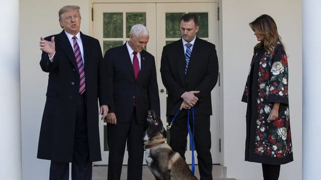 Donald Trump bei der Ehrung für Conan.