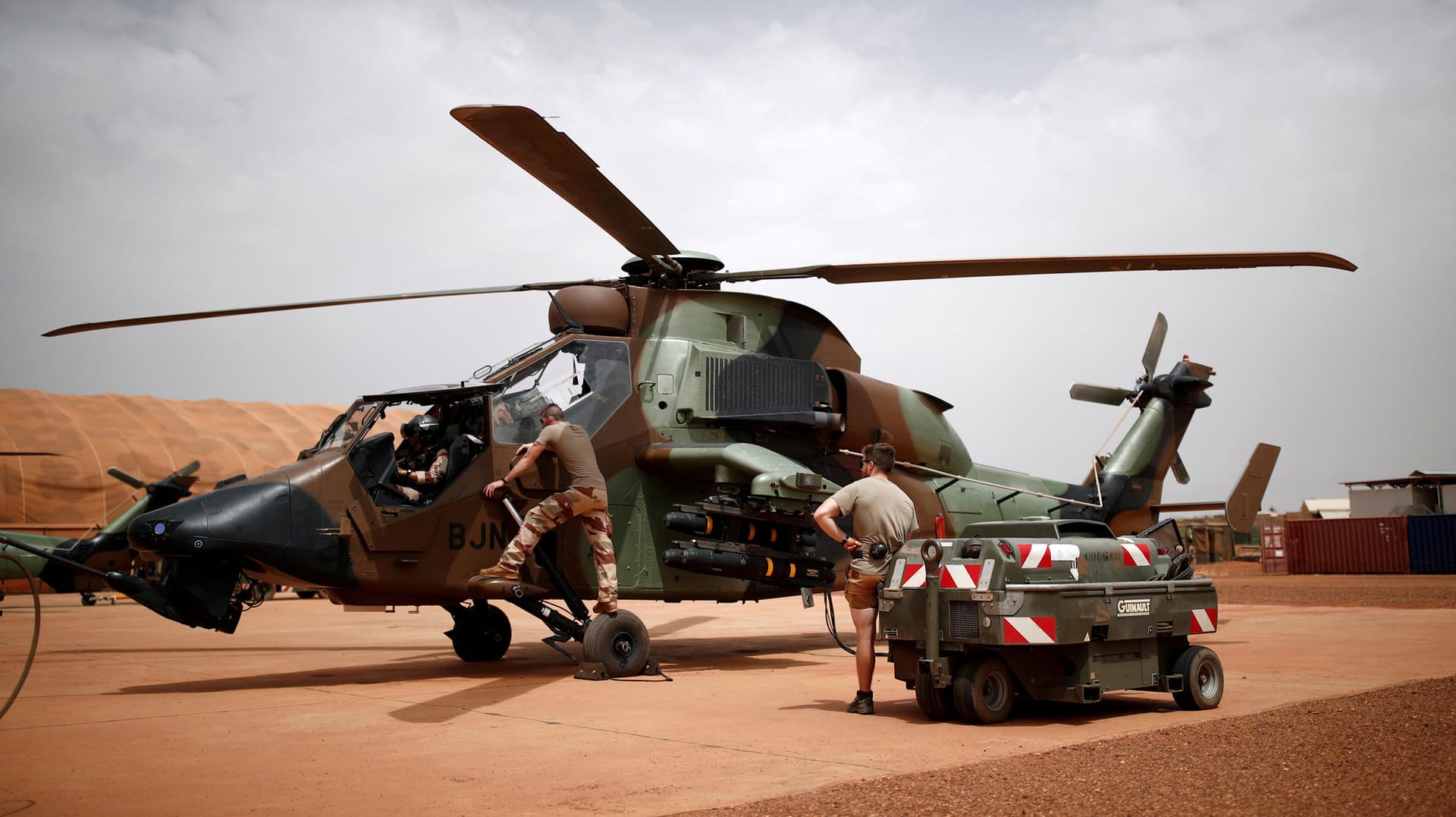 Ein französischer Militärhubschrauber in Mali: Die Soldaten kämpfen in Westafrika gegen islamistische Milizen. (Archivbild) Ein französischer Militärhubschrauber in Mali: Die Soldaten kämpfen in Westafrika gegen islamistische Milizen. (Archivbild)