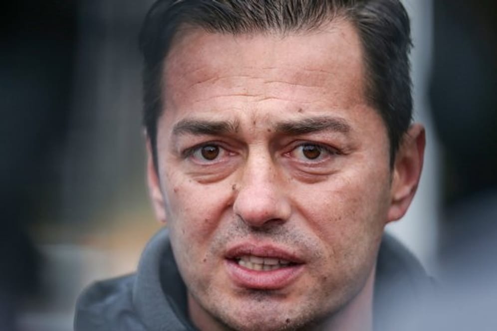 Dürfte kaum noch eine Chance auf einen Verbleib als Hertha-Trainer haben: Ante Covic zeigte sich illusionslos.