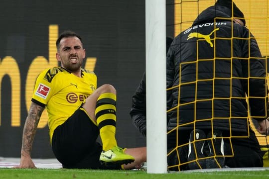 Mit Magen-Darm-Infektion und Risswunde am Knie nicht einsetzbar: Paco Alcácer vom BVB.