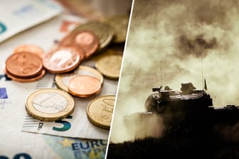 Eurostücke, Scheine und ein Panzer im Einsatz: Dafür sollen Ihre Steuern 2020 ausgegeben werden