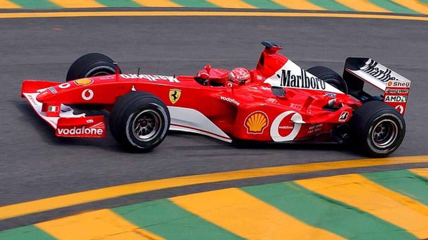 Soll versteigert werden: Der Formel-1-Rennwagen F2002 von Michael Schumacher.