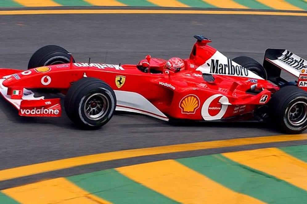 Soll versteigert werden: Der Formel-1-Rennwagen F2002 von Michael Schumacher.