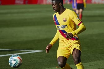 Ousmane Dembele von FC Barcelona: Am Mittwoch trifft er das erste Mal auf seinen Ex-Klub.
