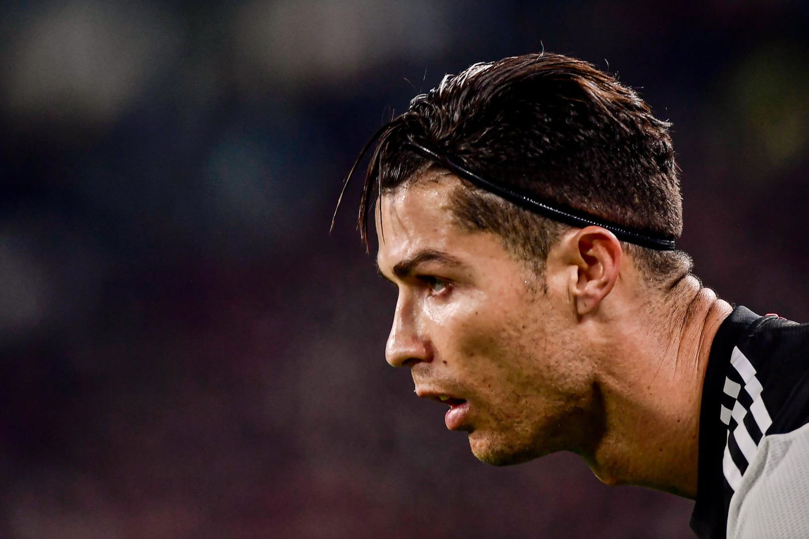 Cristiano Ronaldo: Gegen Atletico Madrid probierte sich der Portugiese mal mit Haarband.