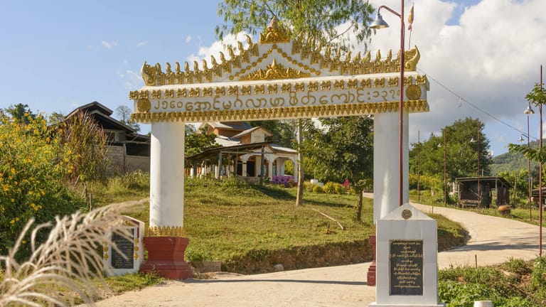 Die Stadt Hsipaw in Myanmar: Dort ist ein Tourist durch eine Landmine getötet worden. (Symbolfoto)