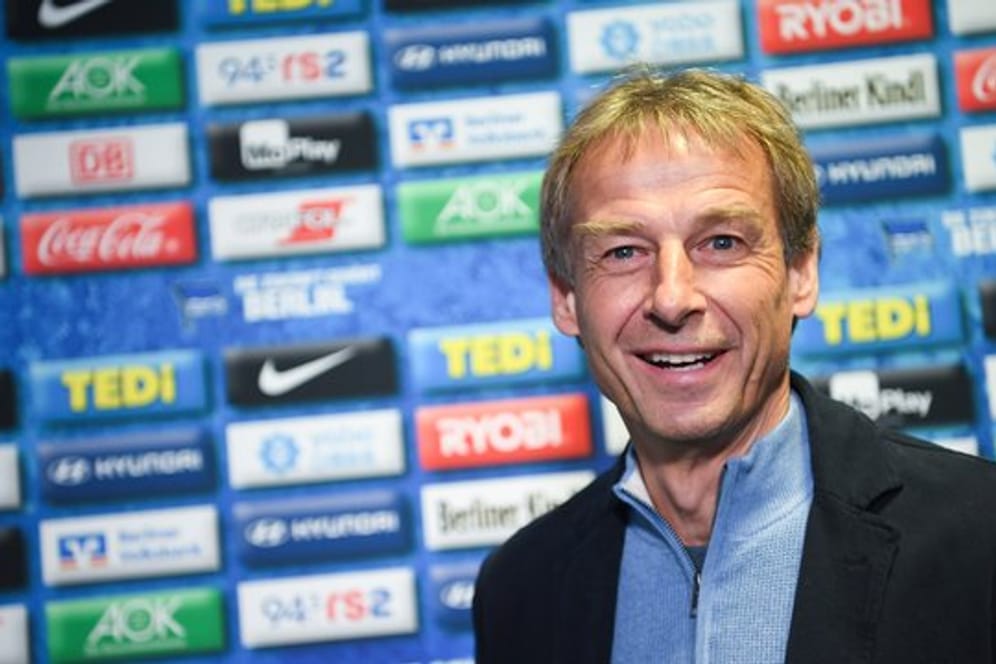 Soll Hertha BSC wieder aufbauen: Jürgen Klinsmann übernimmt bis Saisonende das Traineramt beim angeschlagenen Bundesligisten.