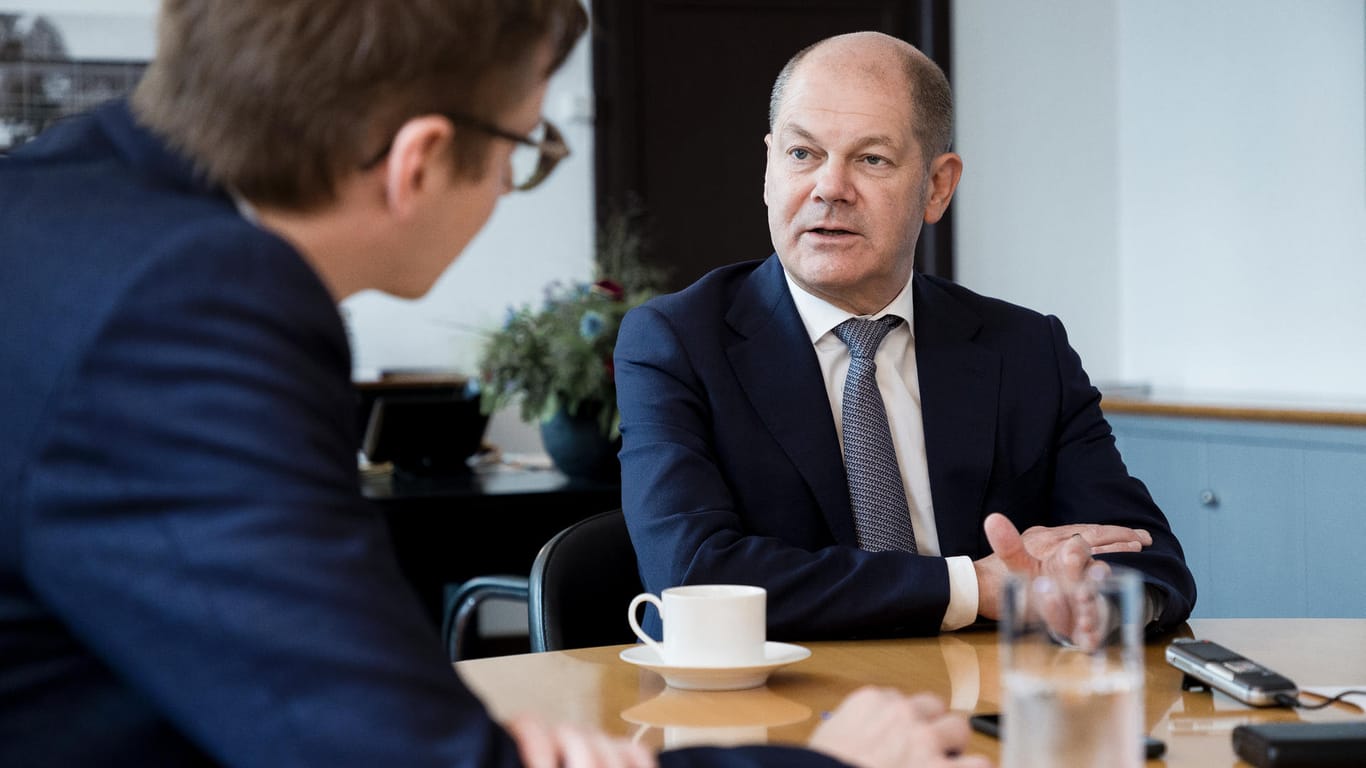 Vizekanzler Olaf Scholz im Gespräch mit t-online.de: Wählt die SPD seine Erfahrung?