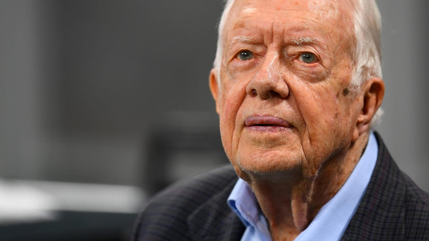 Jimmy Carter bei einem Sport-Event im Jahr 2018: Der ehemalige US-Präsident feierte im Oktober seinen 95. Geburtstag.