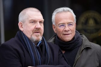 Dietmar Bär (l) und Klaus J.