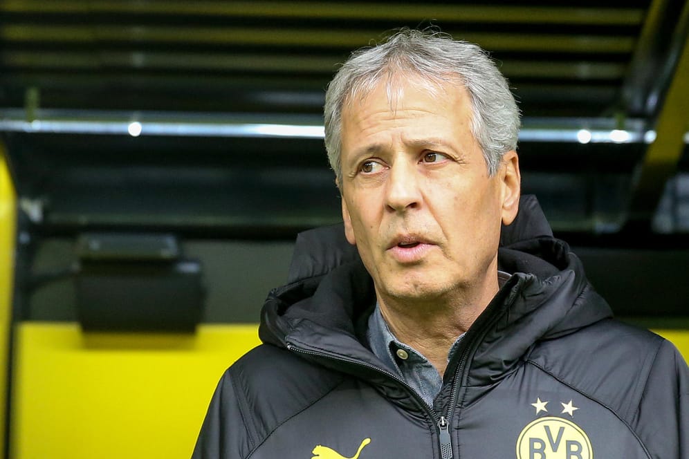 Wie lange ist er noch BVB-Trainer?: Dortmunds Lucien Favre.