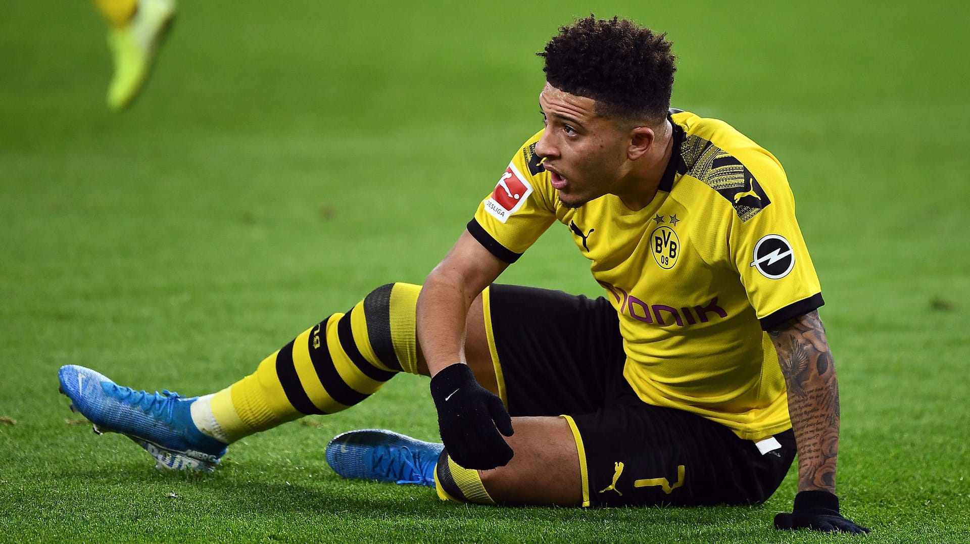 Muss gegen Barca zuerst auf der Bank Platz nehmen: Dortmunds Jadon Sancho.