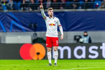 Timo Werner: Der Stürmer des RB Leipzig findet kein Mittel gegen die Lissaboner Abwehr.