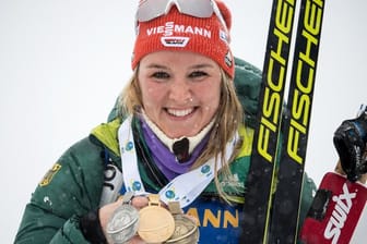 Bei den Biathlon-Damen ruhen einige Hoffnungen auf Denise Herrmann.