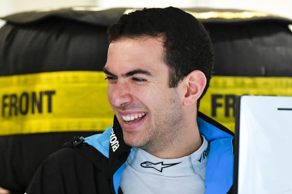 Ein glücklicher Rennfahrer: Nicholas Latifi.