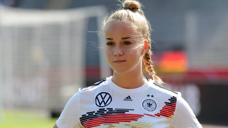 Giulia Gwinn: Die deutsche Nationalspielerin gehörte zu den Shooting-Stars der WM.