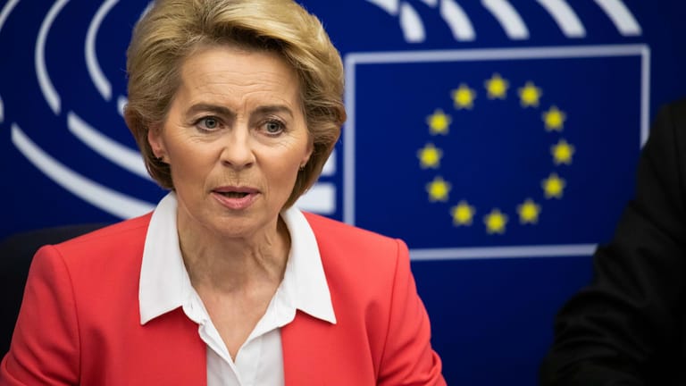 Die neue EU-Kommissionschefin Ursula von der Leyen (CDU): Das Geld für den Klimaschutz soll aus EU-Haushalt, Mitgliedstaaten und Privatwirtschaft kommen.