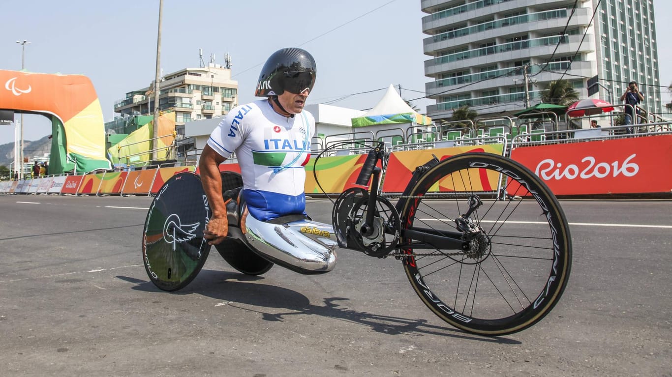 Bei den Paralympics in Rio de Janeiro in Aktion: Alex Zanardi.