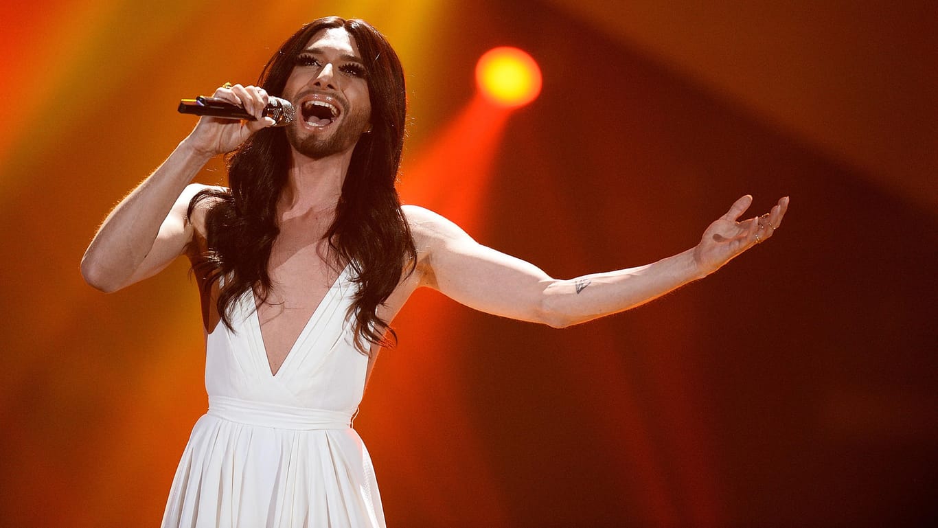Conchita Wurst: Sie gewann 2014 für Österreich den Eurovision Song Contest.