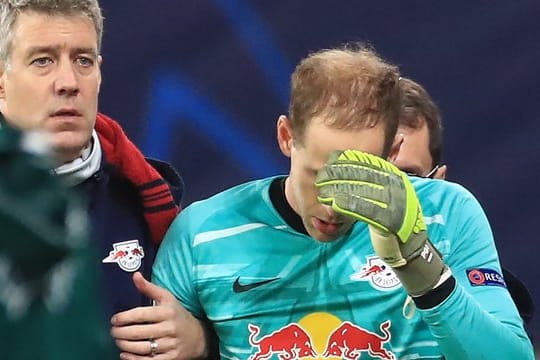 Hat sich beim Spiel gegen Benfica Lissabon eine Schädelprellung zugezogen: Leipzigs Torwart Peter Gulacsi.