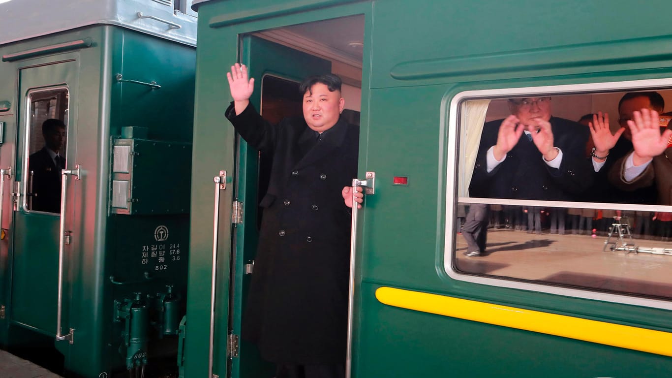 Der nordkoreanische Machthaber Kim Jong Un: Das Staatsoberhaupt reiste noch dieses Jahr im Zug von Korea nach Vietnam.