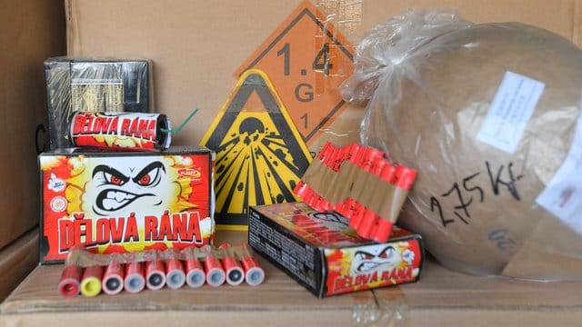 Verbotenes Silvester-Feuerwerk aus Polen