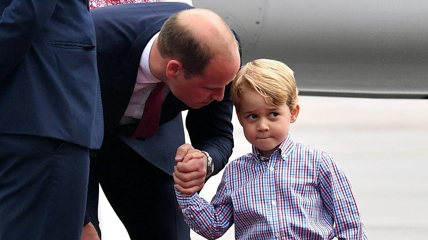Prinz William und sein ältester Sohn: Prinz George wurde im Juli sechs Jahre alt.