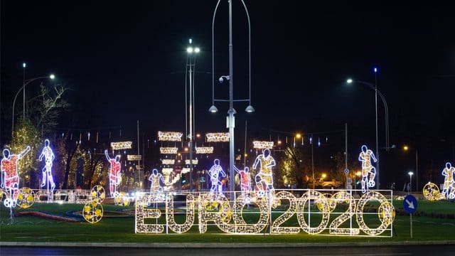 In der rumänischen Haupstadt Bukarest findet die Gruppenauslosung für die Fußball Europameisterschaft 2020 statt.