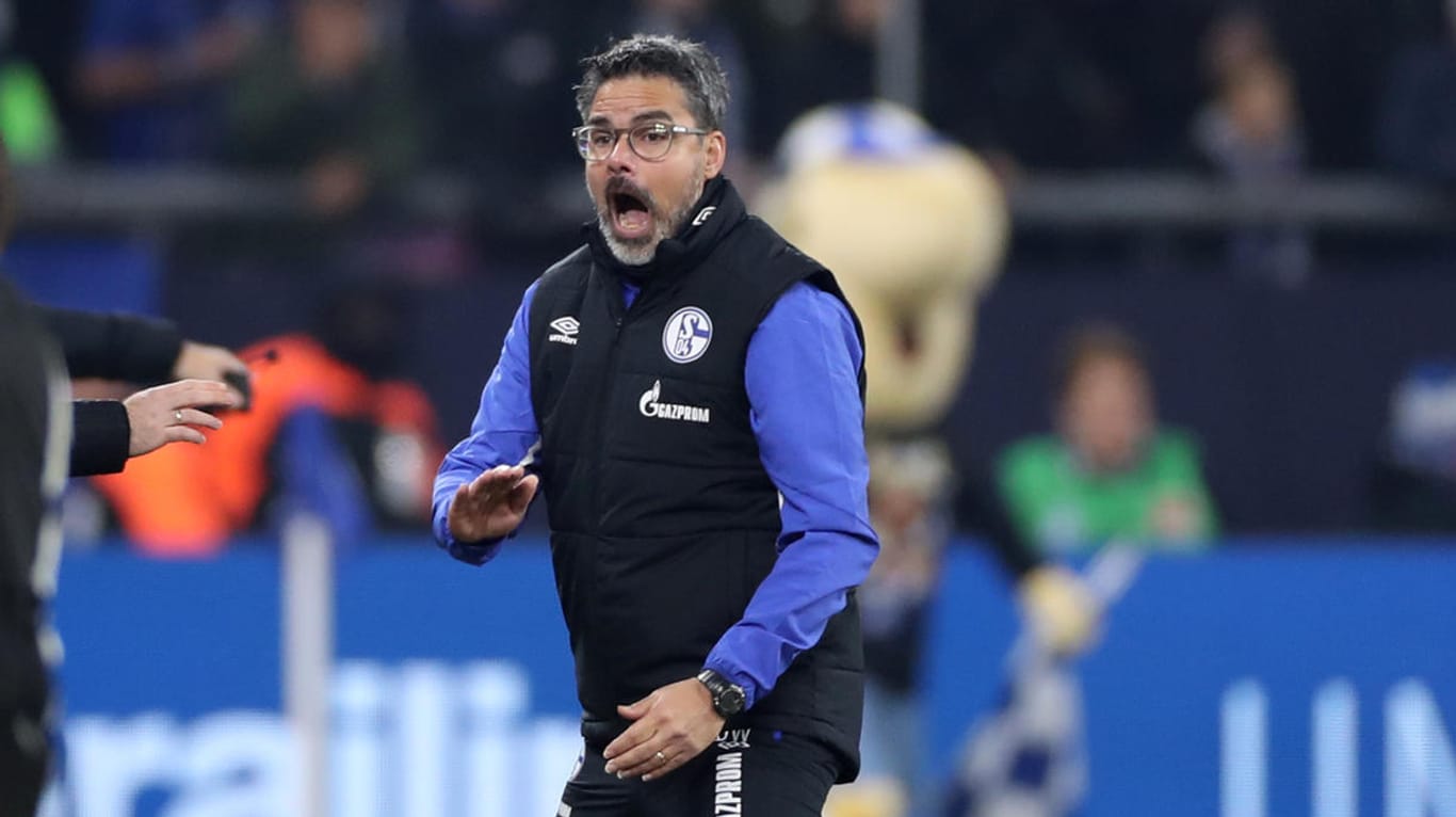 David Wagner regt sich auf: Seine Mannschaft wurde opfer einer krassen Fehlentscheidung des Schiedsrichters.