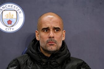 Trainer Pep Guardiola steht noch bei Manchester City unter Vertrag.