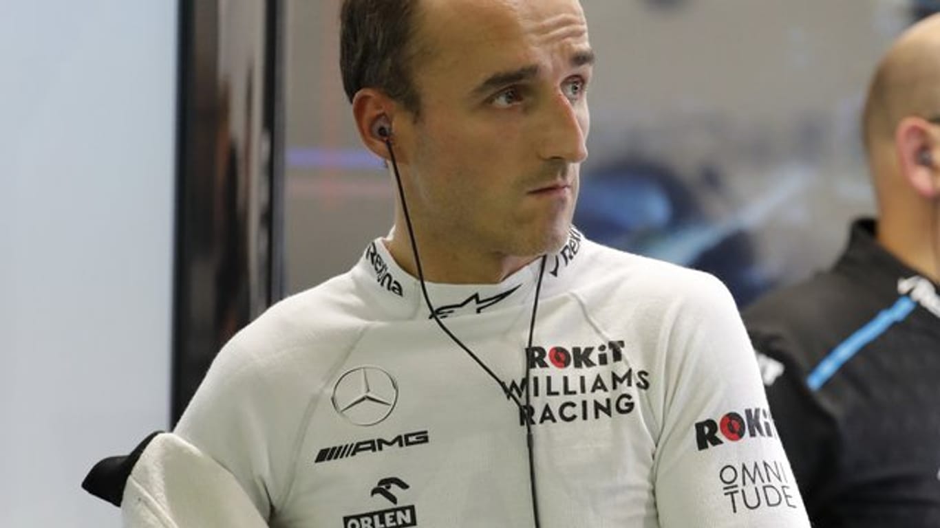 Williams-Pilot Robert Kubica fuhr in der Quali wieder seinem Teamkollegen George Russell hinterher.