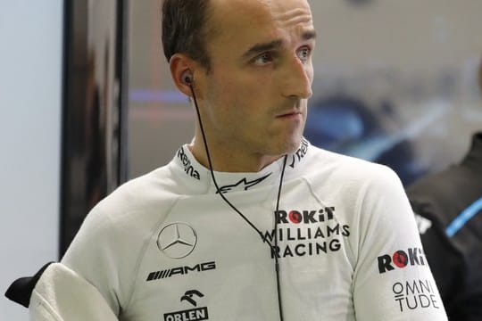 Williams-Pilot Robert Kubica fuhr in der Quali wieder seinem Teamkollegen George Russell hinterher.