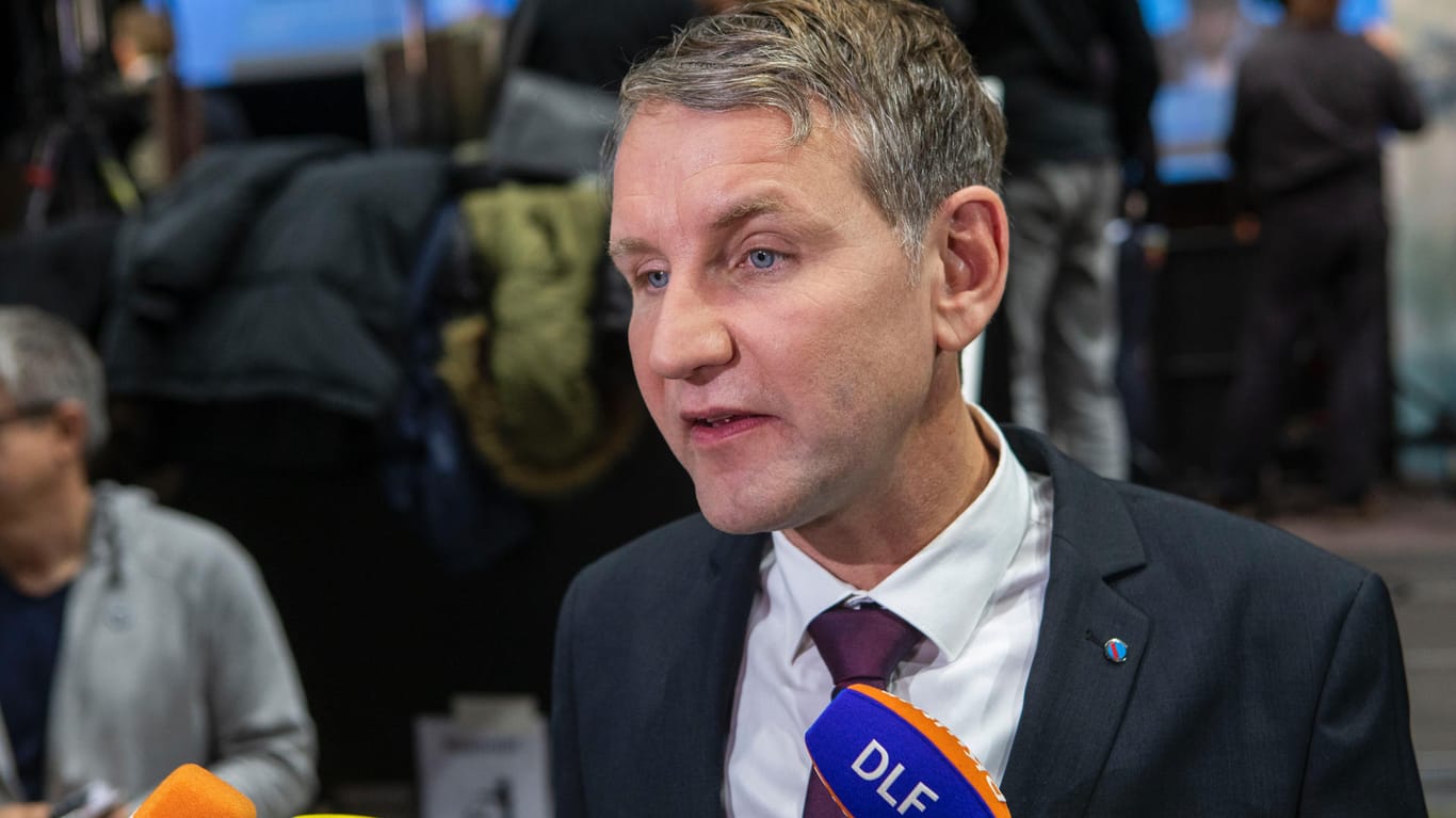 Björn Höcke in Braunschweig: Der Thüringer Fraktionschef der AfD hatte der CDU eine Minderheitsregierung angeboten. CDU-Chef Mike Mohring lehnte das ab.